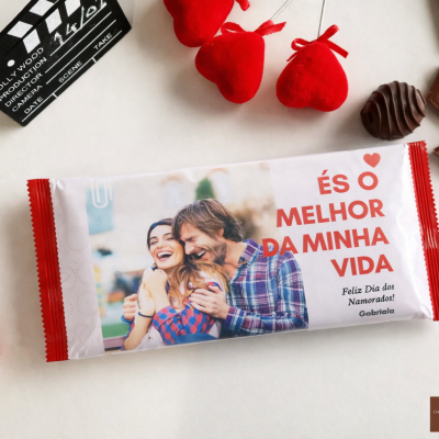 Chocolate&#x20;Grande&#x20;S.&#x20;Valentim&#x20;&#x7C;&#x20;&#x00C9;s&#x20;o&#x20;melhor&#x20;da&#x20;minha&#x20;vida&#x20;-&#x20;Personalizado&#x20;com&#x20;Fotografia