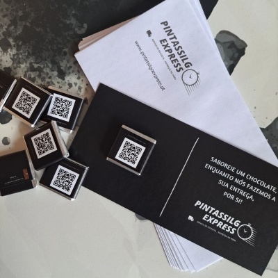 Postal&#x20;de&#x20;Natal&#x20;personalizado&#x20;com&#x20;Mini&#x20;Chocolate