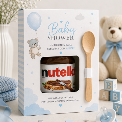 Nutella&#x20;Personalizada&#x20;para&#x20;Baby&#x20;Shower&#x20;e&#x20;Batizado&#x20;15&#x20;g&#x20;&#x7C;&#x20;Lembran&#x00E7;a&#x20;com&#x20;Colher&#x20;de&#x20;Madeira