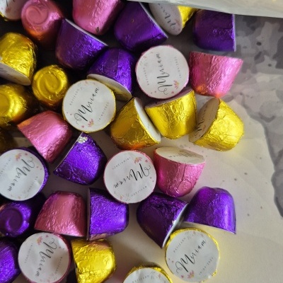 Bombons&#x20;de&#x20;Chocolate&#x20;com&#x20;r&#x00F3;tulo&#x20;personalizado&#x20;para&#x20;comunh&#x00E3;o