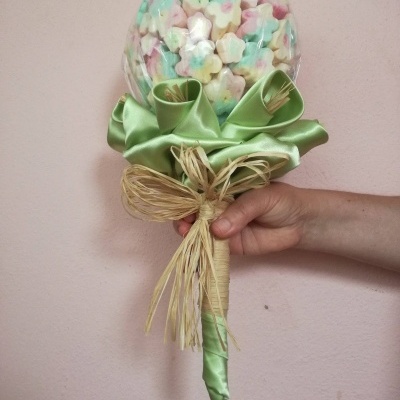 Bouquet&#x20;de&#x20;Noiva&#x20;para&#x20;as&#x20;solteiras,&#x20;em&#x20;gomas&#x21;