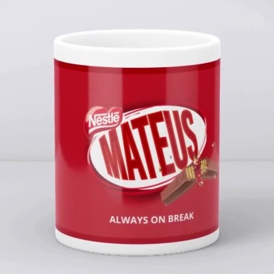 Caneca&#x20;Kit&#x20;Kat&#x00AE;&#x20;Personalizada&#x20;com&#x20;Nome&#x20;e&#x20;Frase&#x20;&#x2B;&#x20;Mini&#x20;Chocolates