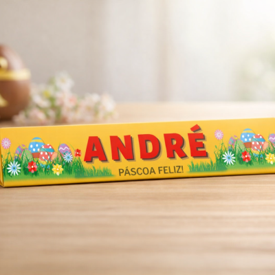 P&#x00E1;scoa&#x20;&#x7C;&#x20;Chocolate&#x20;Toblerone&#x20;Personalizado&#x20;com&#x20;Nome