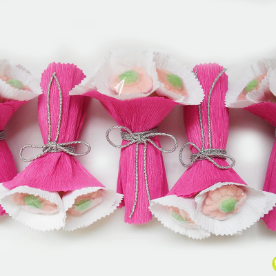 Mini&#x20;Bouquets&#x20;de&#x20;Gomas&#x20;para&#x20;Festas