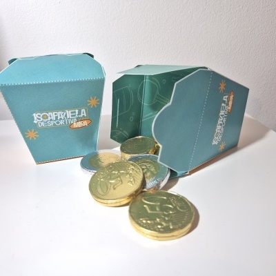 Caixa&#x20;Personalizada&#x20;com&#x20;30&#x20;Moedas&#x20;de&#x20;Chocolate&#x20;&#x7C;&#x20;Empresas&#x20;e&#x20;Festas