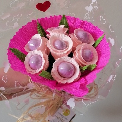 Ramo&#x20;Bouquet&#x20;de&#x20;Am&#x00EA;ndoas&#x20;para&#x20;Madrinhas&#x20;ou&#x20;Afilhadas