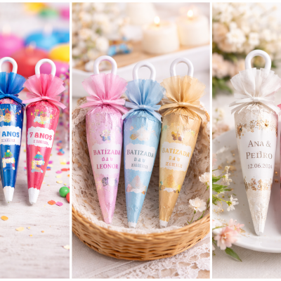 Sombrinha&#x20;de&#x20;Chocolate&#x20;Personalizada&#x20;para&#x20;Festas