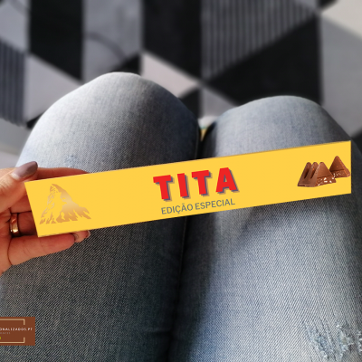Barra&#x20;de&#x20;Chocolate&#x20;Toblerone&#x20;100gr&#x20;Personalizado&#x20;com&#x20;Nome