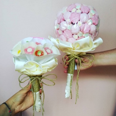 Bouquet&#x20;de&#x20;Noiva&#x20;para&#x20;as&#x20;solteiras,&#x20;em&#x20;gomas&#x21;