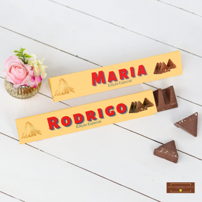 Barra&#x20;de&#x20;Chocolate&#x20;Toblerone&#x20;Grande&#x20;200gr&#x20;Personalizado&#x20;com&#x20;Nome