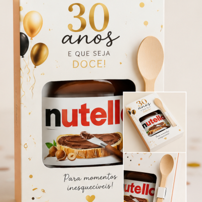 Nutella&#x20;Festa&#x20;Personalizada&#x20;15&#x20;g&#x20;&#x7C;&#x20;Lembran&#x00E7;a&#x20;de&#x20;Anivers&#x00E1;rio&#x20;com&#x20;Colher&#x20;de&#x20;Madeira
