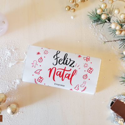 Chocolate&#x20;Feliz&#x20;Natal&#x20;personalizado&#x20;para&#x20;Empresas&#x20;&#x7C;&#x20;Grande&#x20;100gr