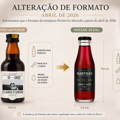 Miniaturas&#x20;de&#x20;Vinho&#x20;do&#x20;Porto&#x20;Tawny&#x20;Martha&#x2019;s&#x20;Personalizadas