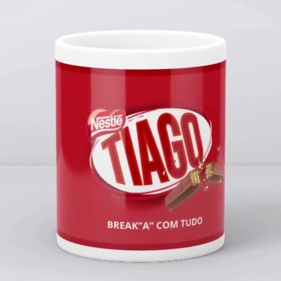 Caneca&#x20;Kit&#x20;Kat&#x00AE;&#x20;Personalizada&#x20;com&#x20;Nome&#x20;e&#x20;Frase&#x20;&#x2B;&#x20;Mini&#x20;Chocolates