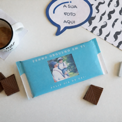 Chocolate&#x20;Pai&#x20;Tenho&#x20;Orgulho&#x20;em&#x20;Ti&#x20;-&#x20;Personalizado&#x20;com&#x20;Fotografia