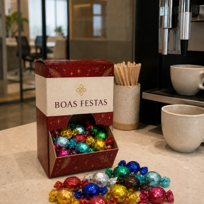 Natal&#x20;Empresas&#x20;&#x7C;&#x20;Dispensador&#x20;de&#x20;chocolates&#x20;ou&#x20;bombons&#x20;personalizado