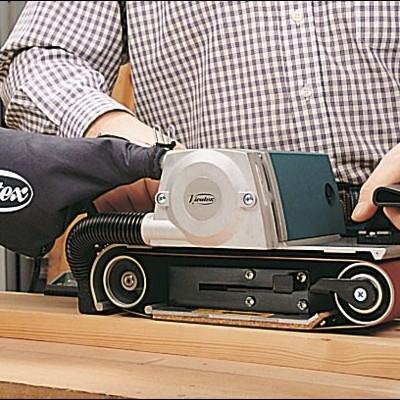 Lixadora de cinta Virtuex com saco coletor de pó