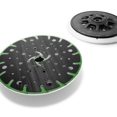 Discos para lixadeira preto com borda verde e branca em fundo branco