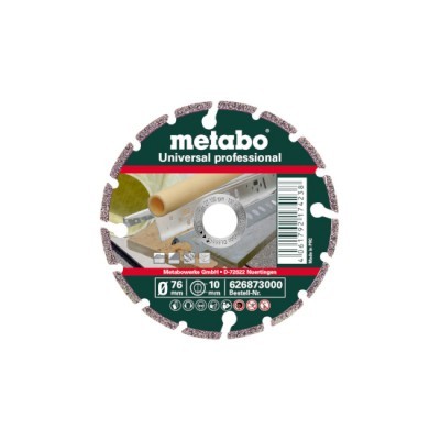 Disco de corte Metabo Universal professional 76mm para ferramentas elétricas