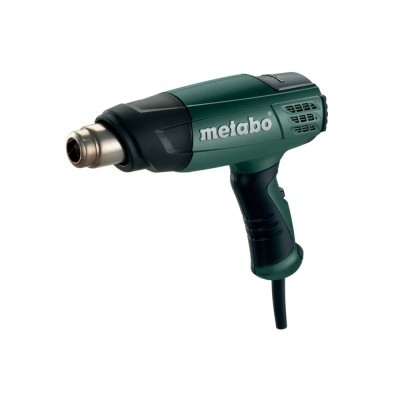 Pistola de ar quente verde Metabo com cabo ergonómico