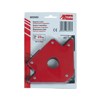 Suporte magnético vermelho e preto TELWIN em embalagem