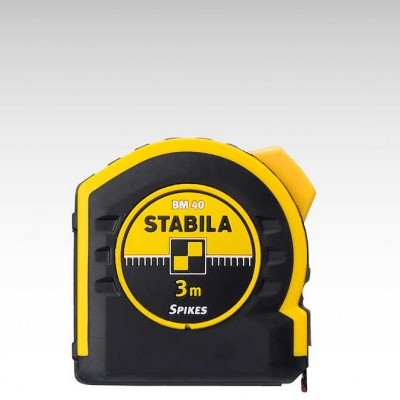 Trena Stabila preta e amarela com indicação de 3 metros