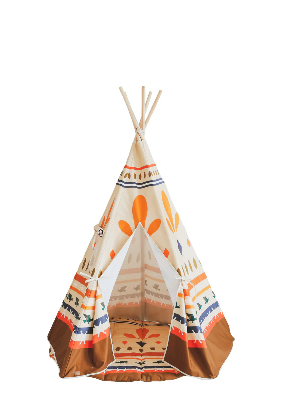 Tenda Tipi NATIVE VIBE Tenda tipi infantil com padrões étnicos coloridos