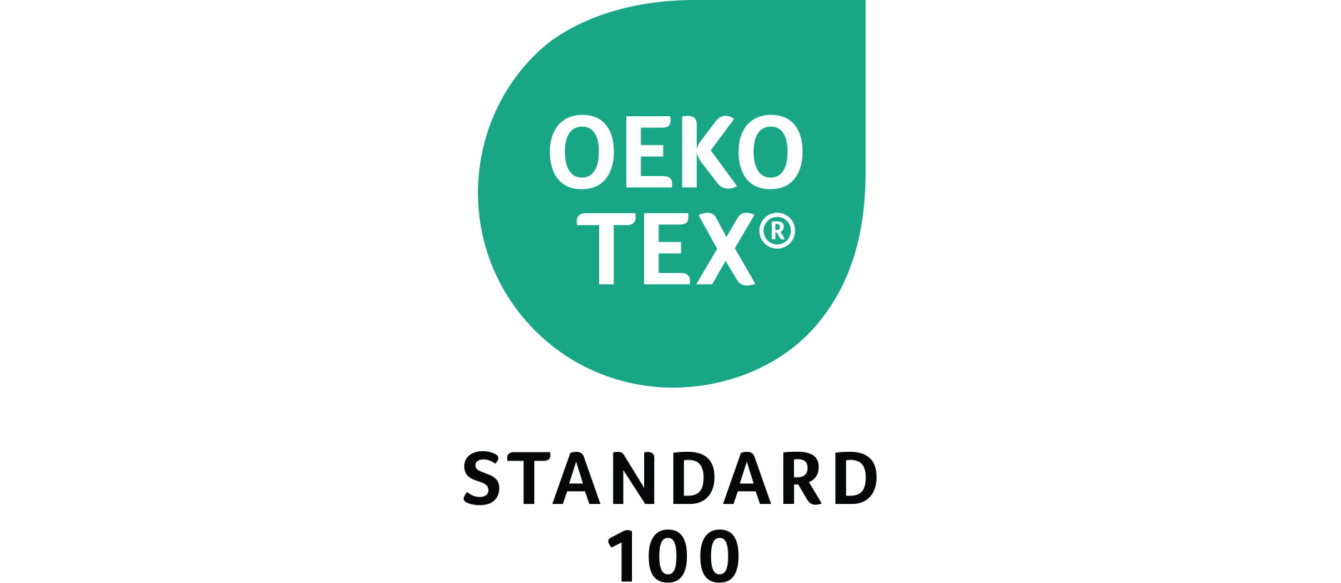 Logótipo OEKO TEX® com texto STANDARD 100