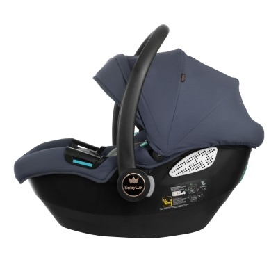 Cadeira auto para bebé BabyLux azul e preta