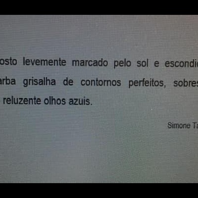 Texto impresso em fundo branco com uma descrição em português.