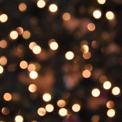 Luzes decorativas desfocadas com a palavra twinkle.