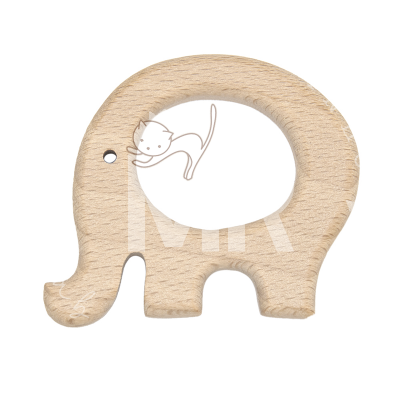 Produto de madeira em forma de elefante com corpo oco