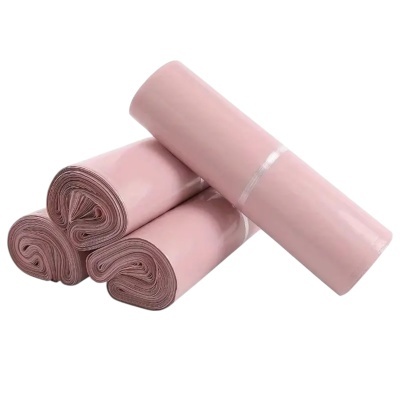 Conjunto de rolos de sacos de lixo cor-de-rosa