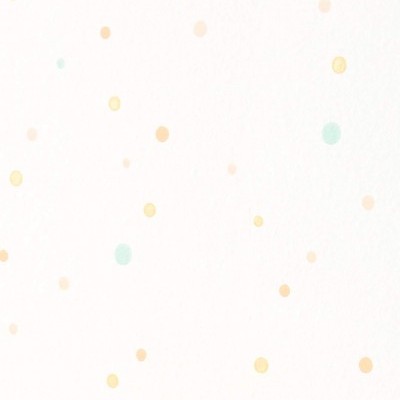 Papel de parede branco com pontos coloridos pastel
