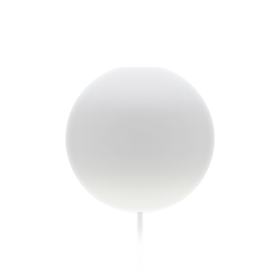 Abajur de mesa cúpula esférica branca