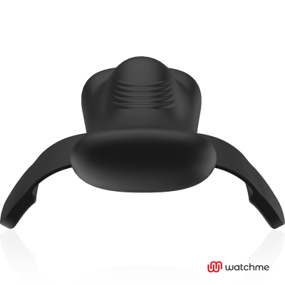Dispositivo preto ergonómico com logótipo watchme