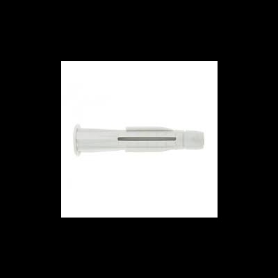 Taco de plástico branco para fixação