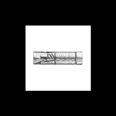 Cunha de expansão metálica para fixação com textura estriada