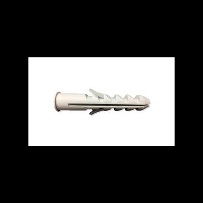 bucha de plástico branca para fixação