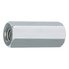 Peça metálica hexagonal polida
