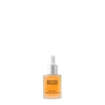 Frasco de sérum regenerador biocelular Massada com conta-gotas branco