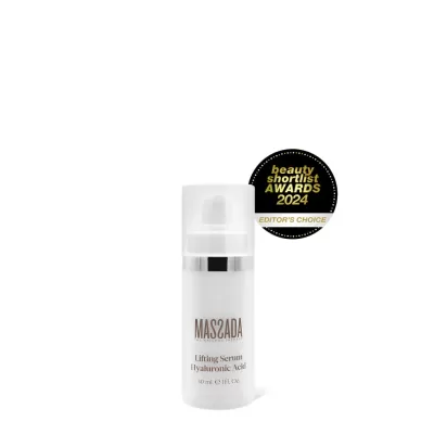 Serum lifting MASADA Hyaluronic Acid 30 ml com selo beauty shortlist AWARDS 2024