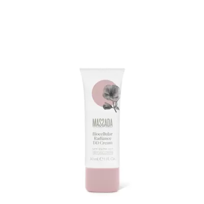 Frasco branco e rosa claro de Biocellular Radiance DD Cream Massada