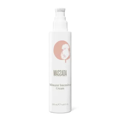 Frasco branco de creme Massada Minceur Intensive Cream 200 mL