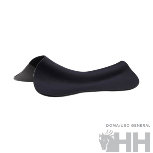 Par de mantas para sela de cavalo pretas com logotipo cinza HH