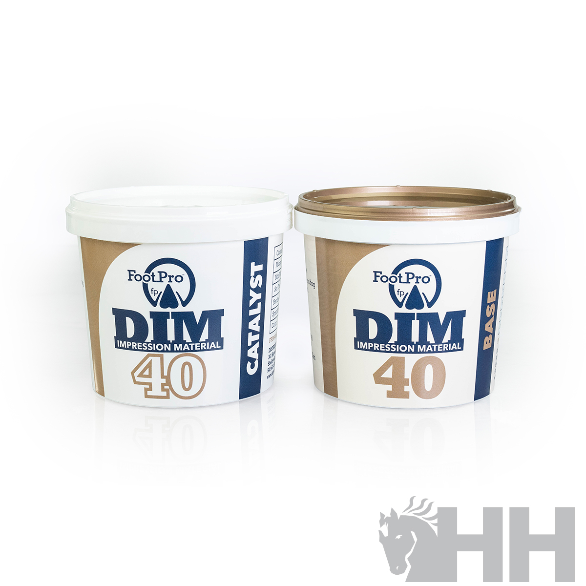 Recipientes de material de moldagem FootPro DIM 40 CATALYST e BASE