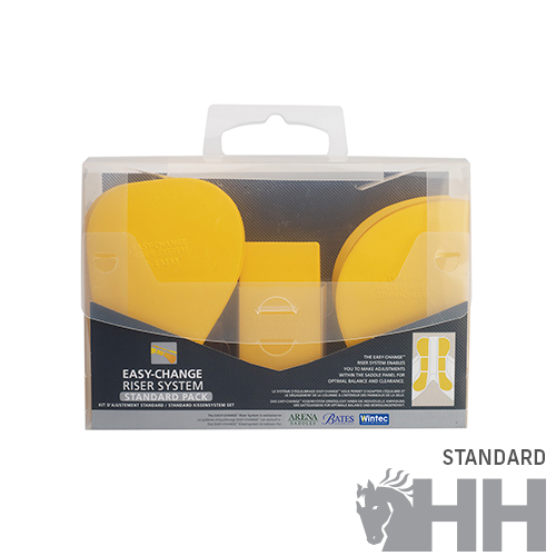 kit de proteção de sela amarelo em embalagem transparente