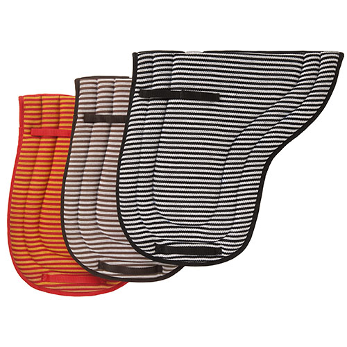 Capas de tecido listrado em três cores para aquecimento de pescoço ou ombro