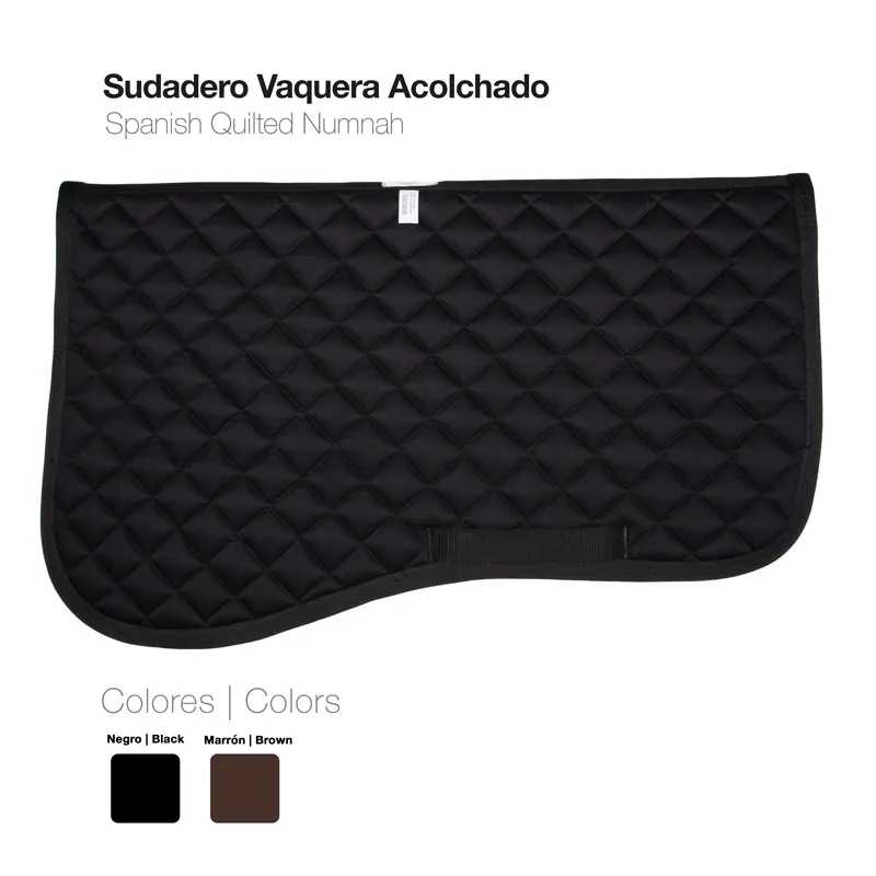 Sudadero vaquero acolchado preto com padrão matelassê em losangos