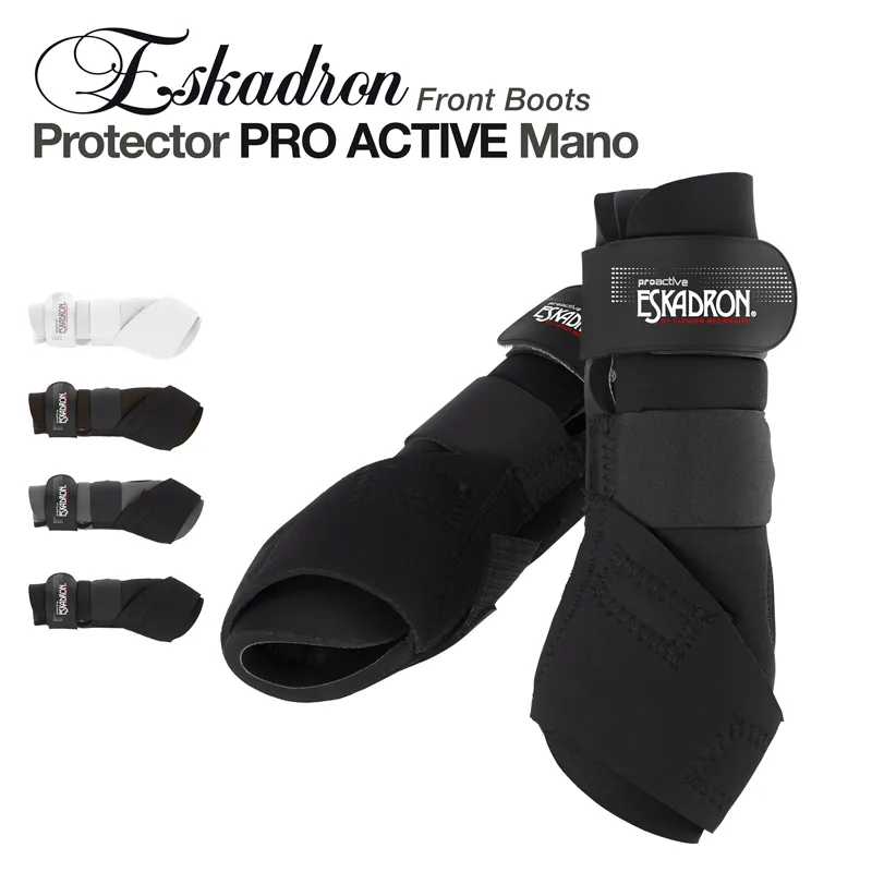Botas de proteção frontais Eskadron Protector PRO ACTIVE Mano em preto e branco com velcro